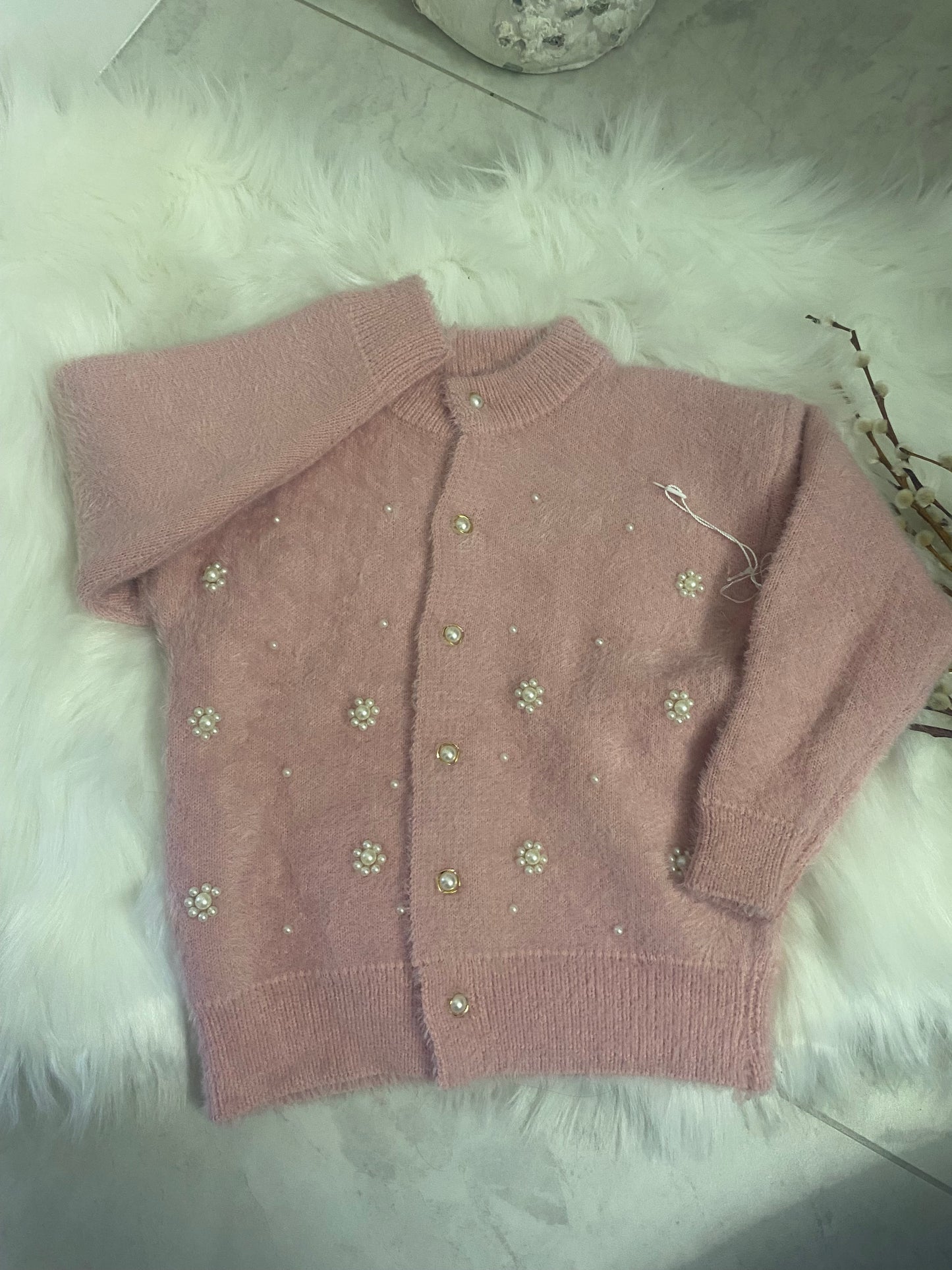 Pearl Pink Cardigan